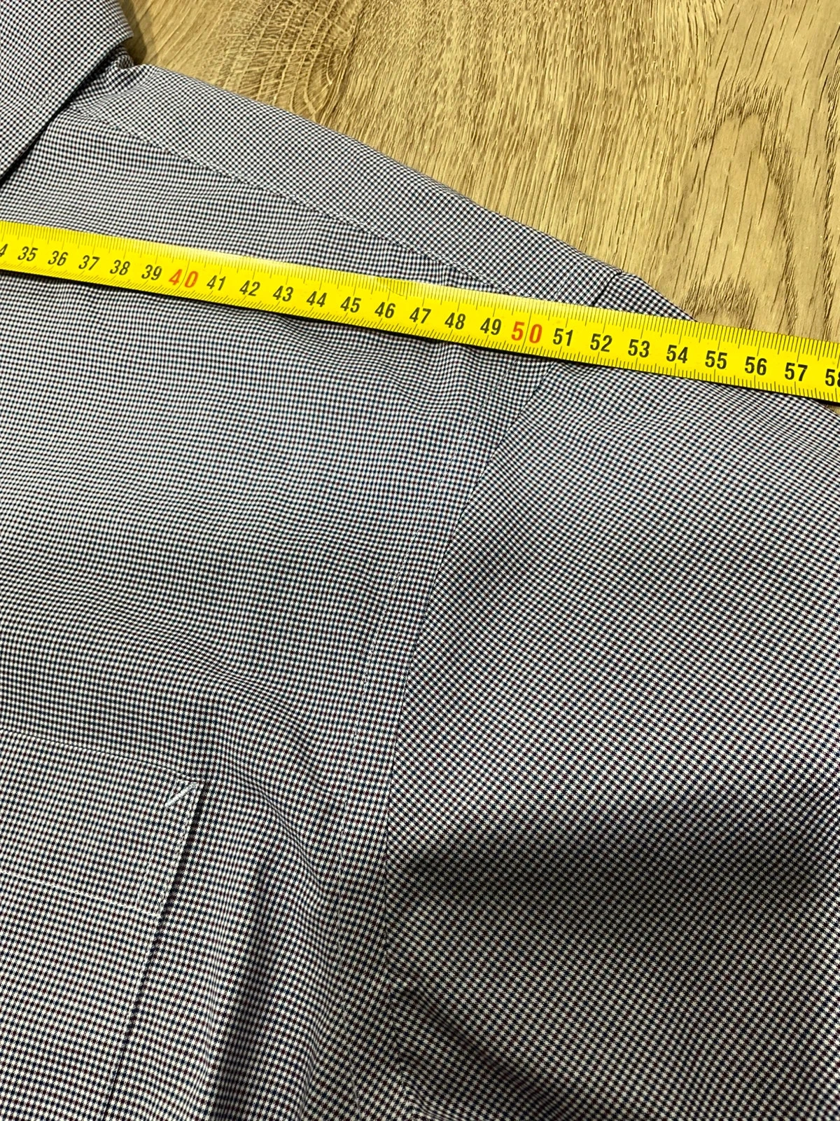 Chemise Tommy Hilfiger Regular Fit 16.5 36-37 Preppy 100% Coton Bordeaux Bleu Marine – photo 11
